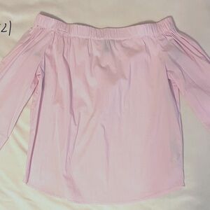 Forever 21 Pink Off-Shoulder Top Small